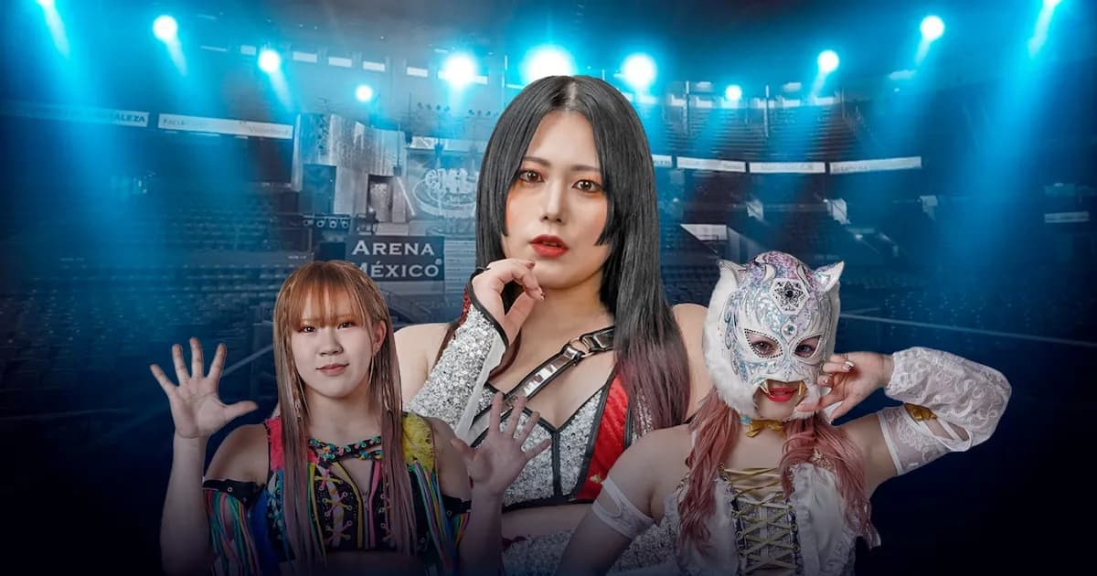Histórica noche de lucha libre femenina en la Arena México con estrellas de Japón
