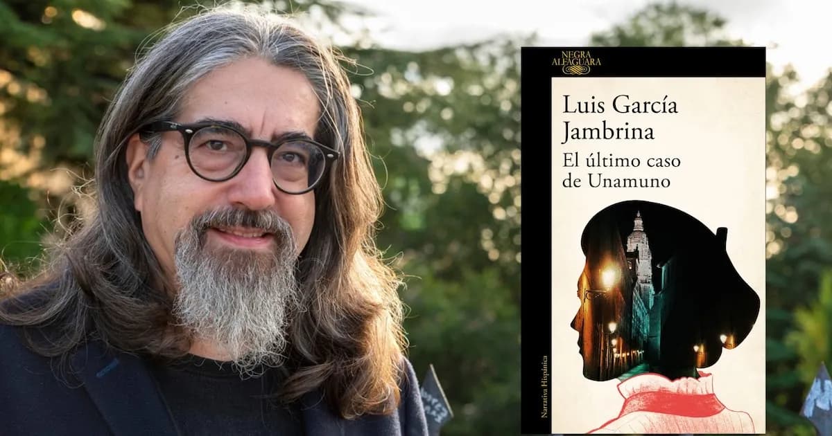 Luis García Jambrina presenta 'El último caso de Unamuno', una novela de misterio y reflexión