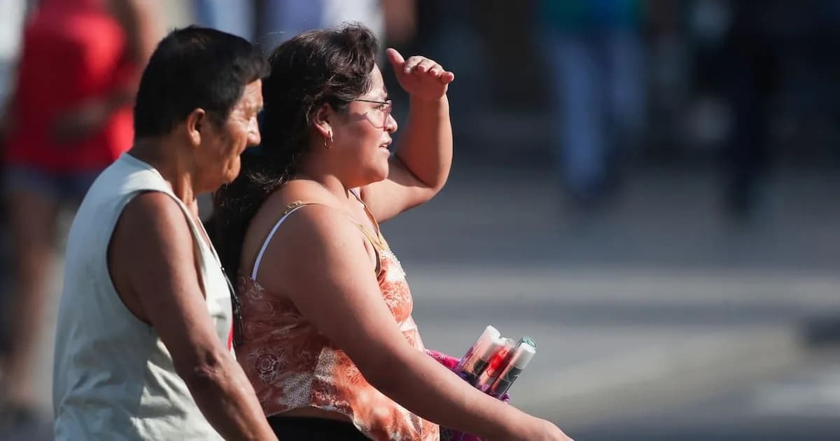Alerta por calor extremo en la costa norte de Perú: temperaturas cercanas a 40 °C