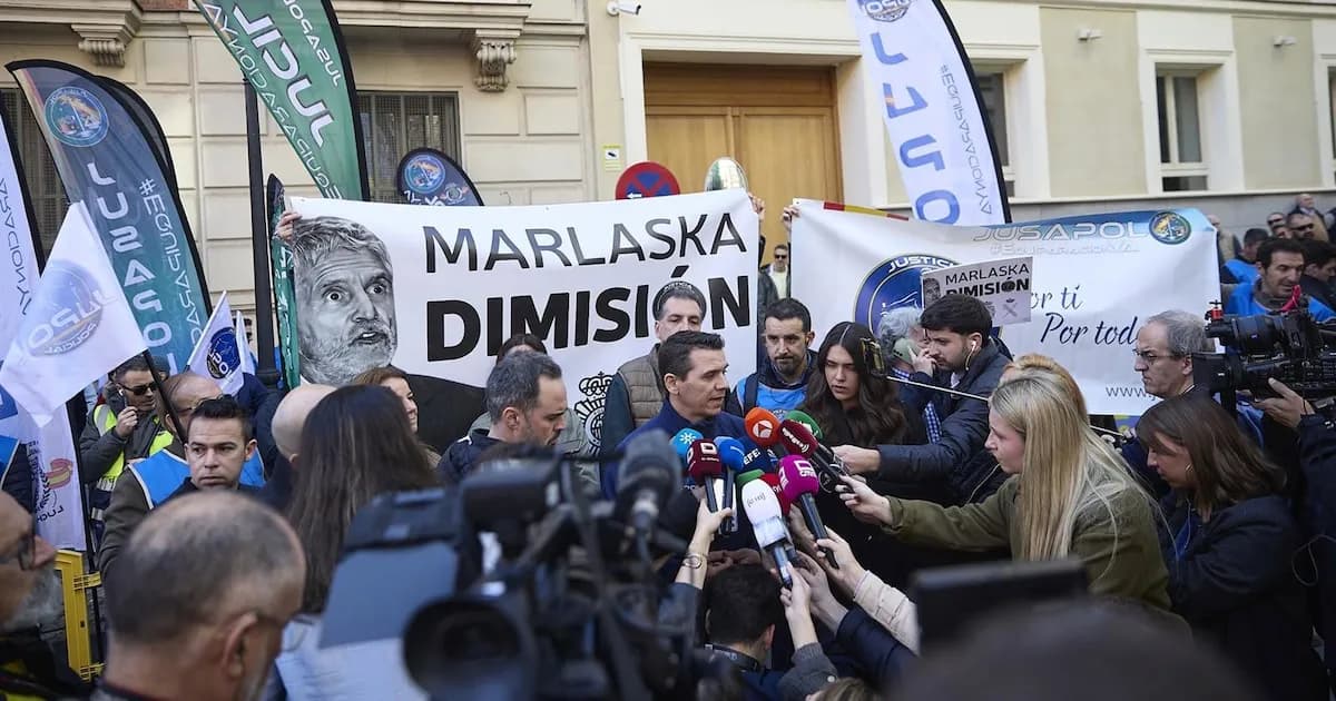 El PP respalda las protestas policiales y exige la renuncia de Marlaska
