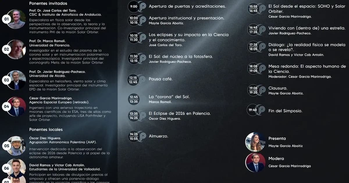 Palencia se convierte en el epicentro de la ciencia solar ante el eclipse del 12 de agosto