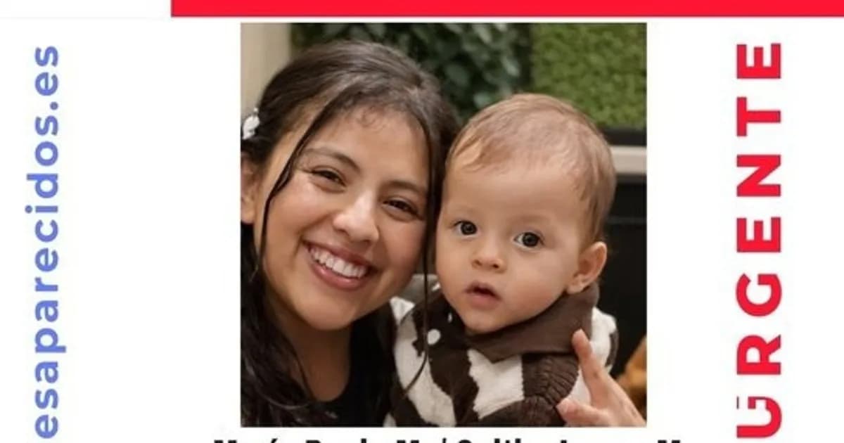 Desaparecen madre e hijo en Barcelona: Buscan intensamente a María Paula y su bebé