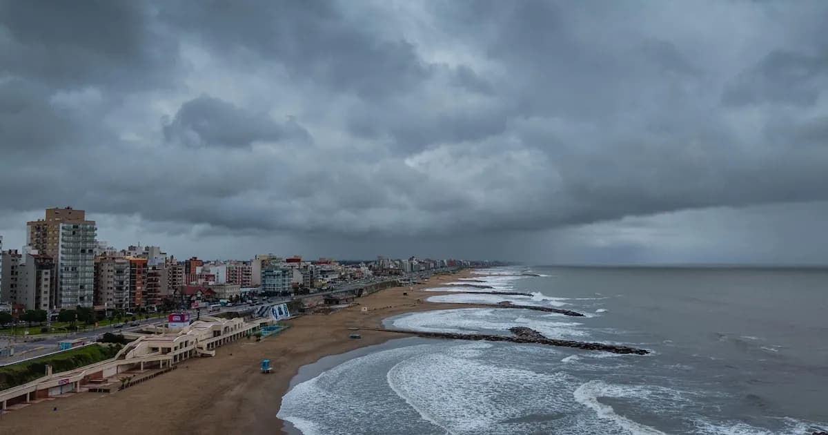 La Costa Atlántica se recupera tras el temporal: pronóstico y daños reportados