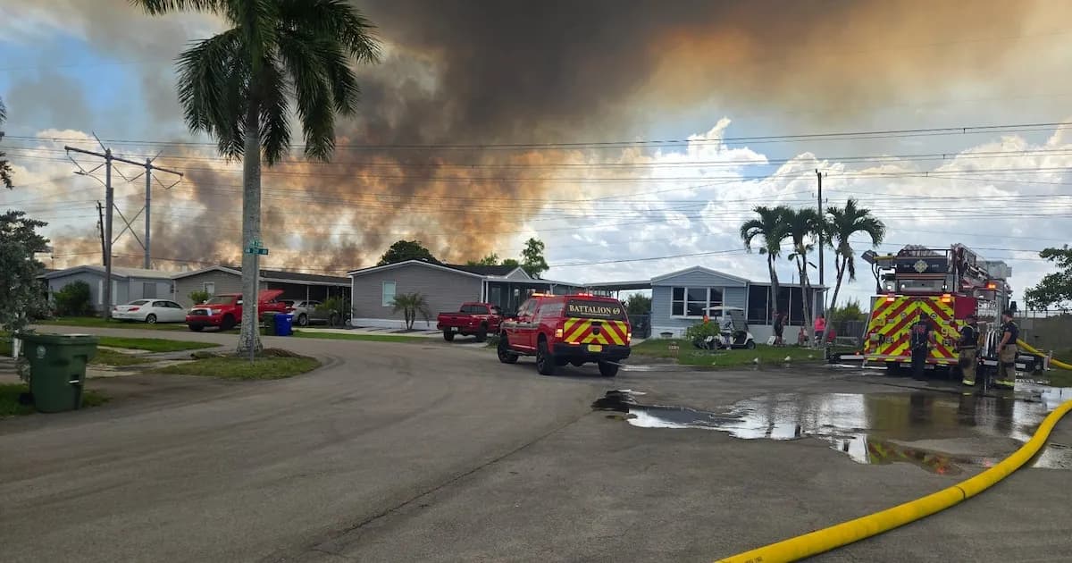 Incendios en Miami-Dade: Rescatistas y vecinos en alerta ante la emergencia