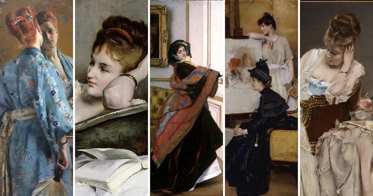 Alfred Stevens: el pintor que capturó la esencia femenina en el arte