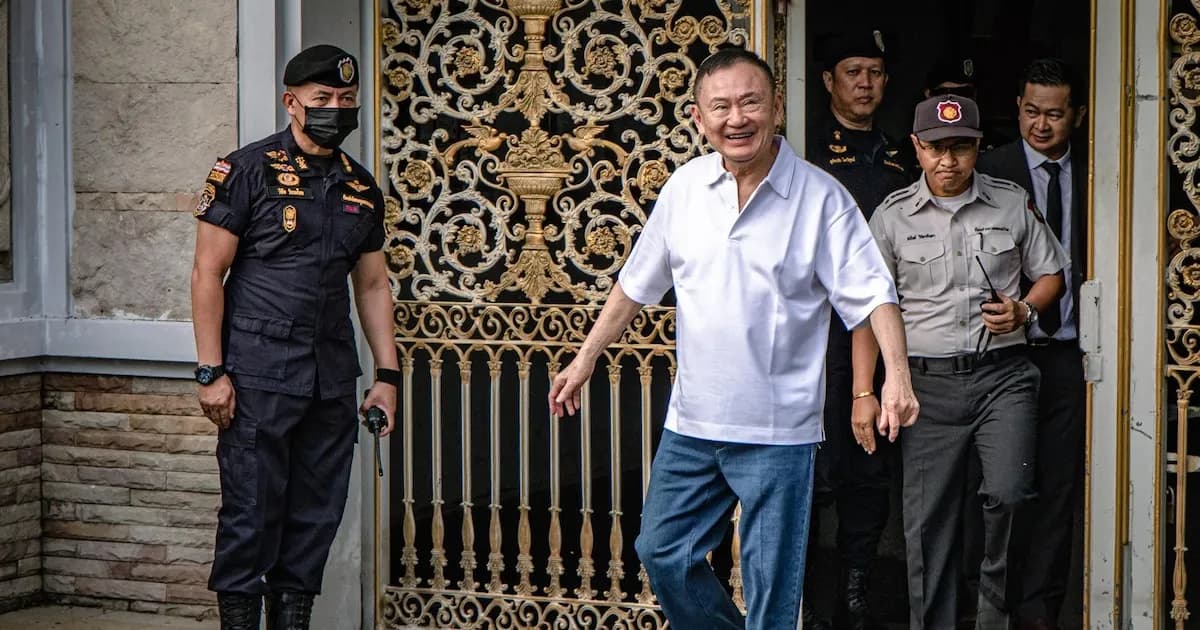 Thaksin Shinawatra, ex primer ministro de Tailandia, obtiene libertad condicional tras ocho meses en prisión