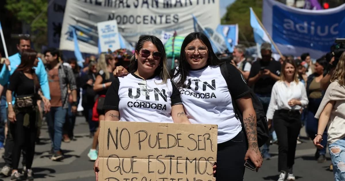 Impacto del recorte presupuestario en universidades: La Cuarta Marcha Federal se hace sentir