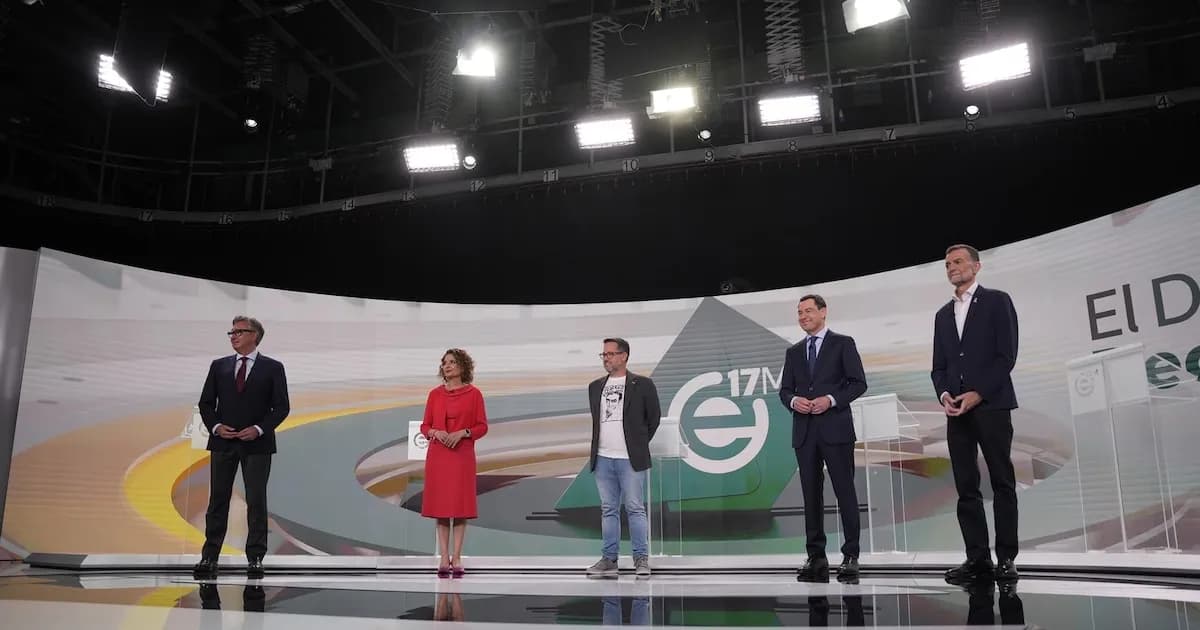 Narcotráfico, sanidad y financiación marcan el segundo debate electoral en Andalucía
