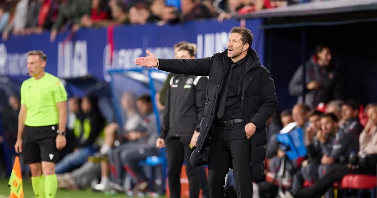 Simeone: "La clave está en hilvanar jugadas para crear oportunidades de gol"