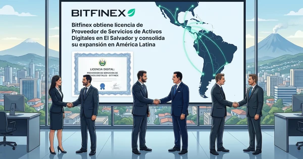 Bitfinex se consolida en América Latina con nueva licencia en El Salvador