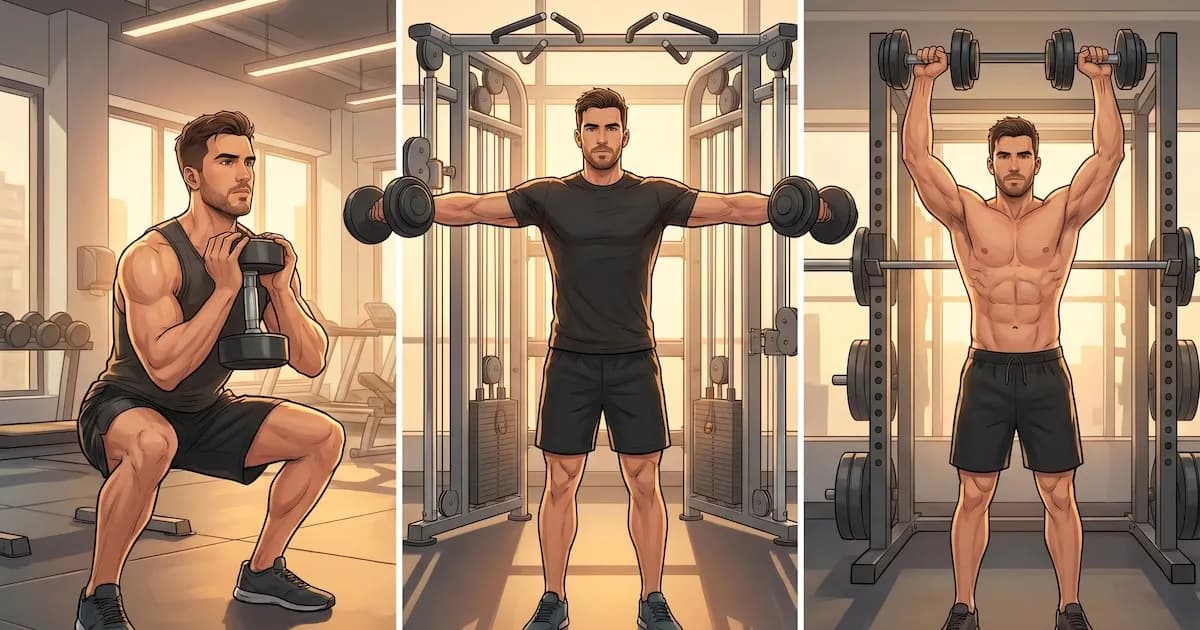 Entrenamiento de mancuernas: la clave para fortalecer músculos después de los 40