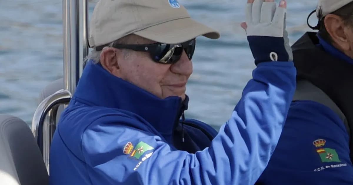 El regreso del rey Juan Carlos a España tras su visita a Portugal