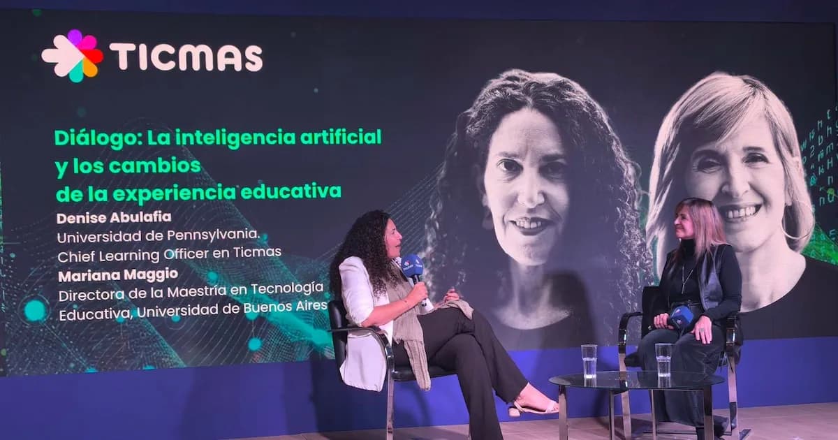 Mariana Maggio y Denise Abulafia debaten sobre el impacto de la IA en la educación