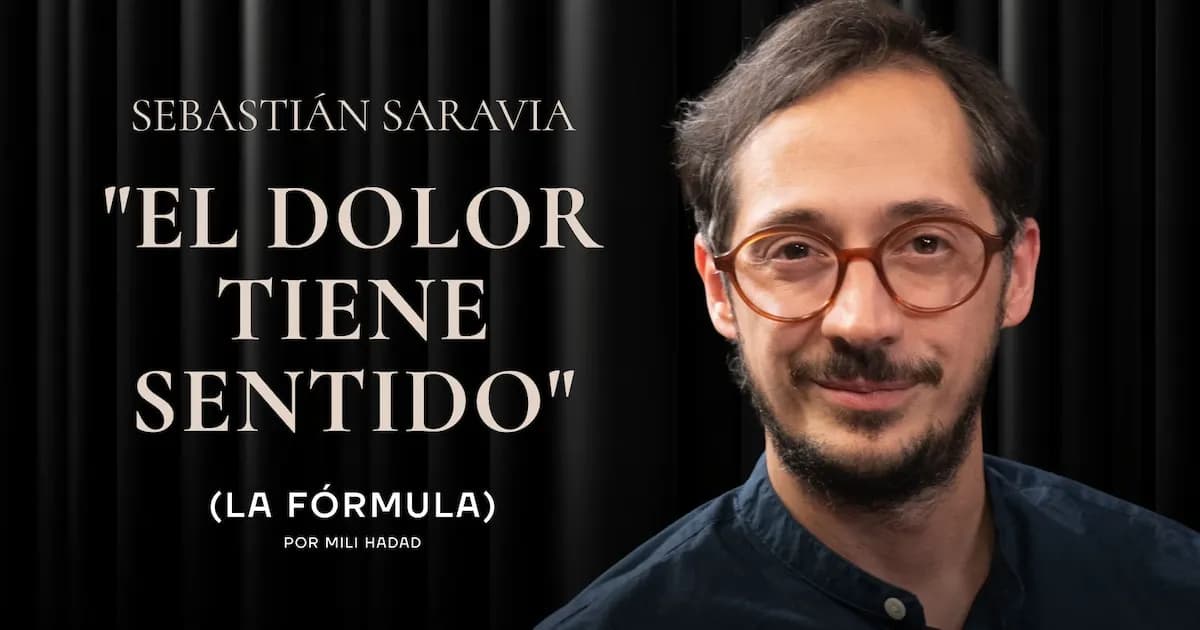 “No siempre hay que salir rápido del sufrimiento”: Sebastián Saravia y una mirada distinta sobre el duelo