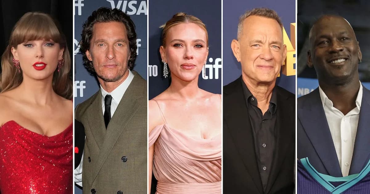 Estrellas se protegen de la IA: Taylor Swift y Tom Hanks registran sus marcas