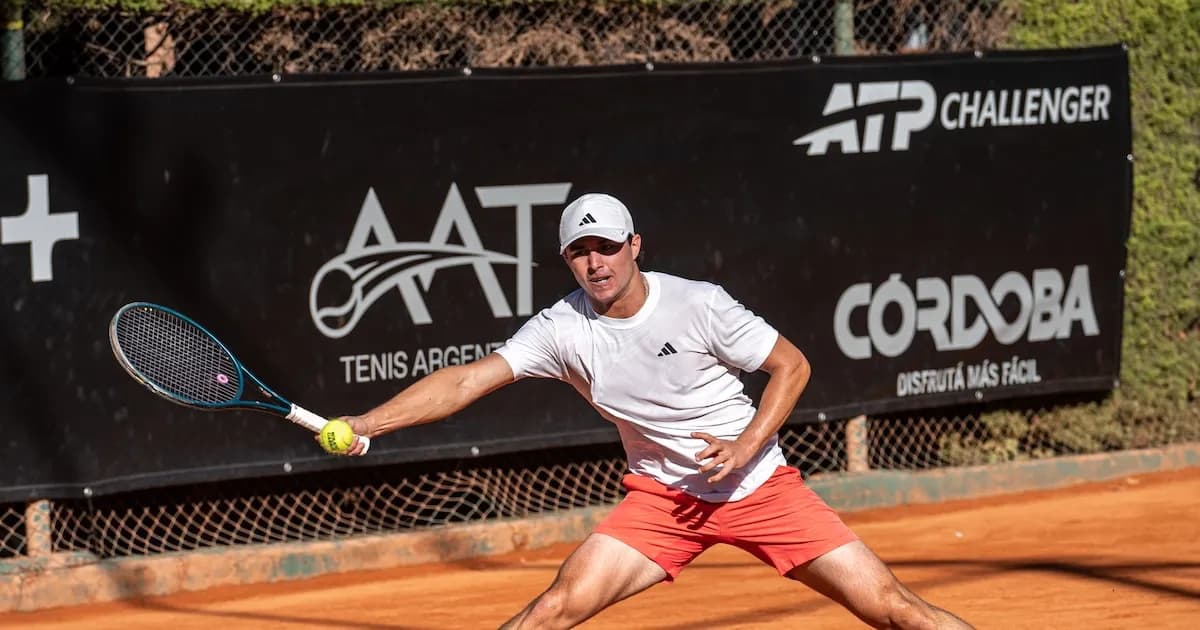 El joven tenista argentino que desafió las expectativas y brilla en un Challenger en Córdoba