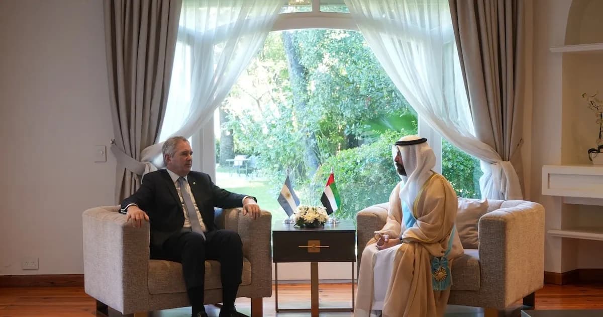 El embajador emiratí se despide de Argentina destacando el apoyo ante la agresión iraní