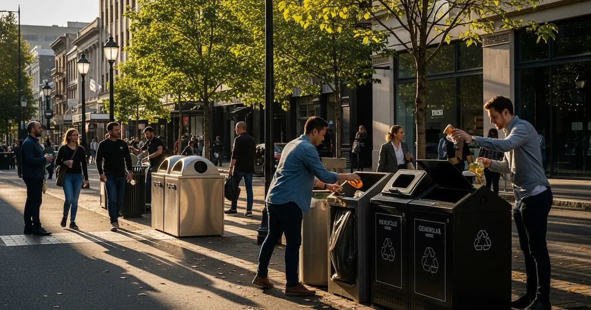 Estados Unidos reduce un 34% la basura en las calles desde 2020, según un estudio reciente