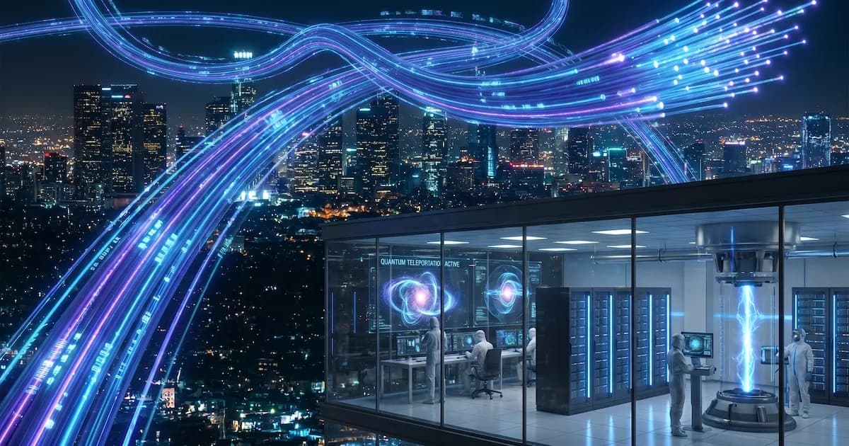 Avance Revolucionario en Computación Cuántica: Teletransportación Cuántica en Internet de Alta Velocidad