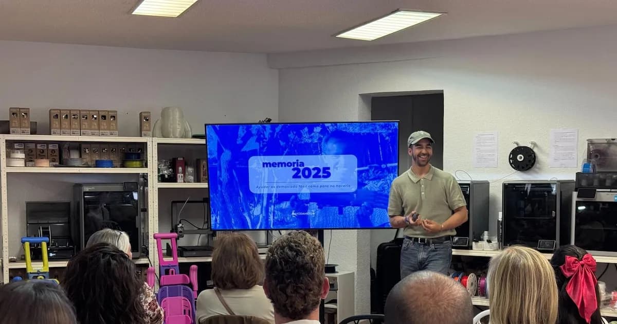 Ayúdame3D celebra un notable aumento en la entrega de prótesis 3D en 2025