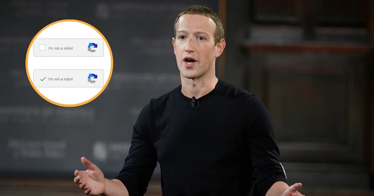 Mark Zuckerberg y el curioso desafío del captcha que sorprendió a todos