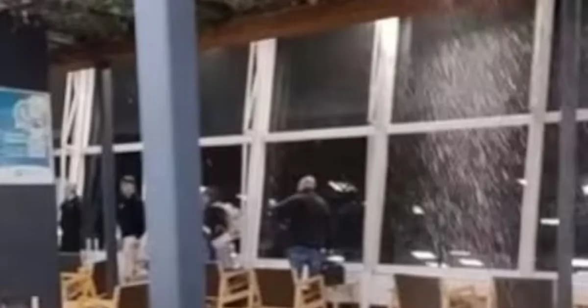 Fuertes lluvias causan daños en Aeroparque y complican el AMBA