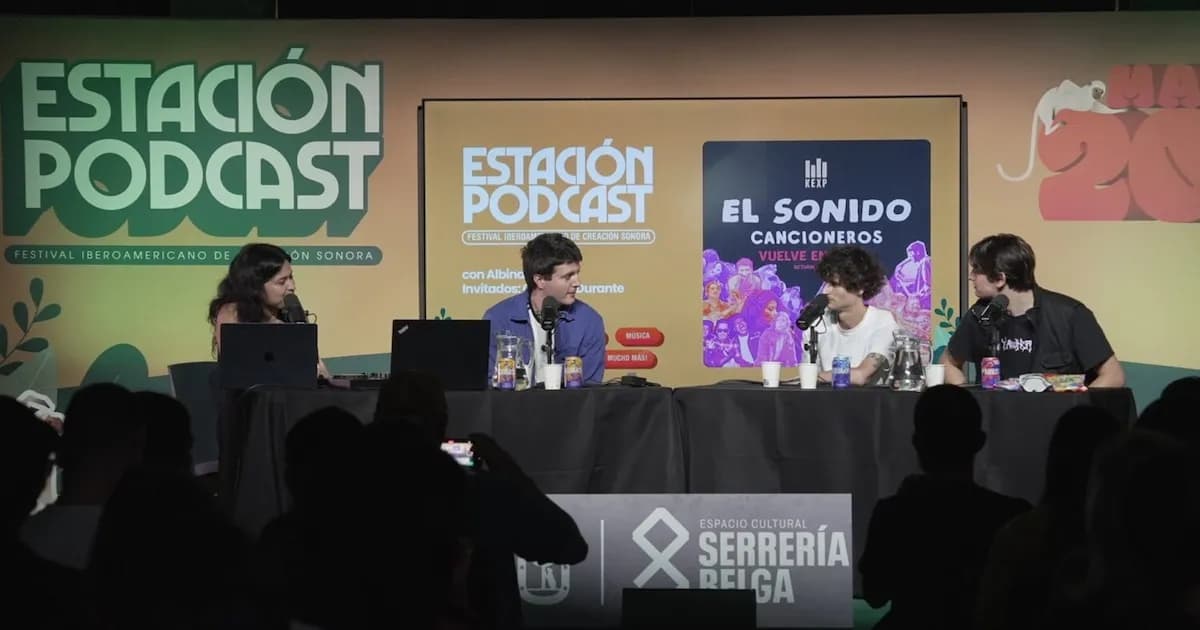 Serrería Belga se transforma en el núcleo del pódcast iberoamericano con 'Estación Podcast'