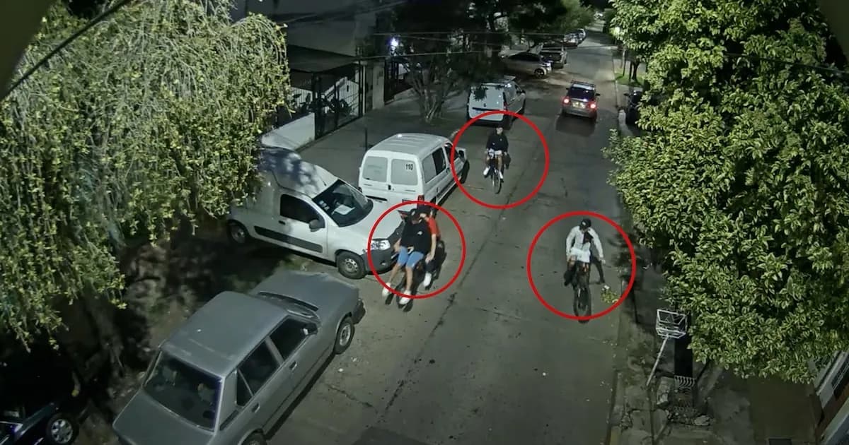 Detenidos menores por intento de robo en Vicente López mientras se desplazaban en bicicletas