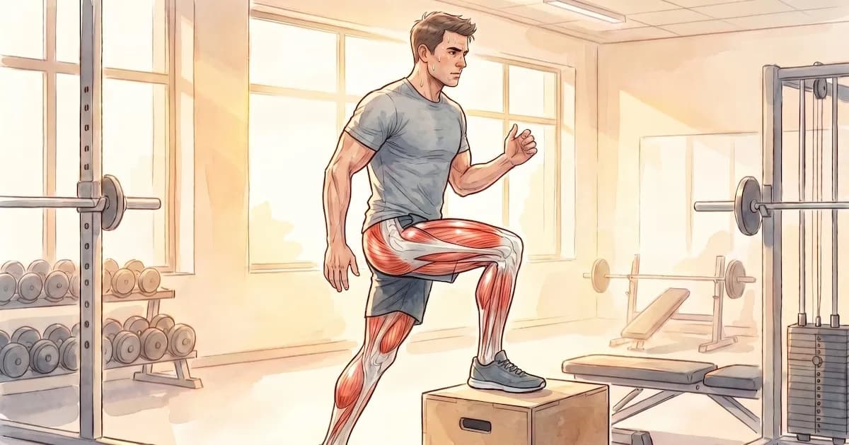 Subidas a escalón: el ejercicio que potencia fuerza y equilibrio en el entrenamiento funcional