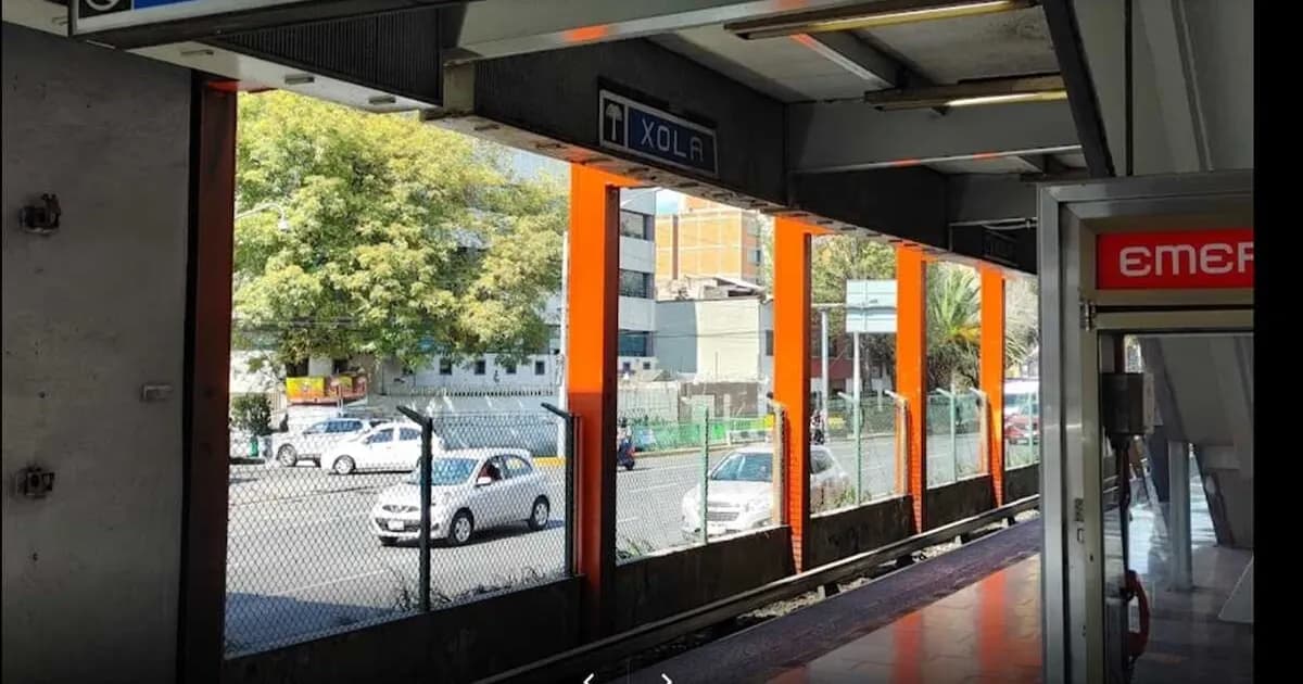 Incidente en la estación Xola del Metro CDMX durante obras para el Mundial 2026