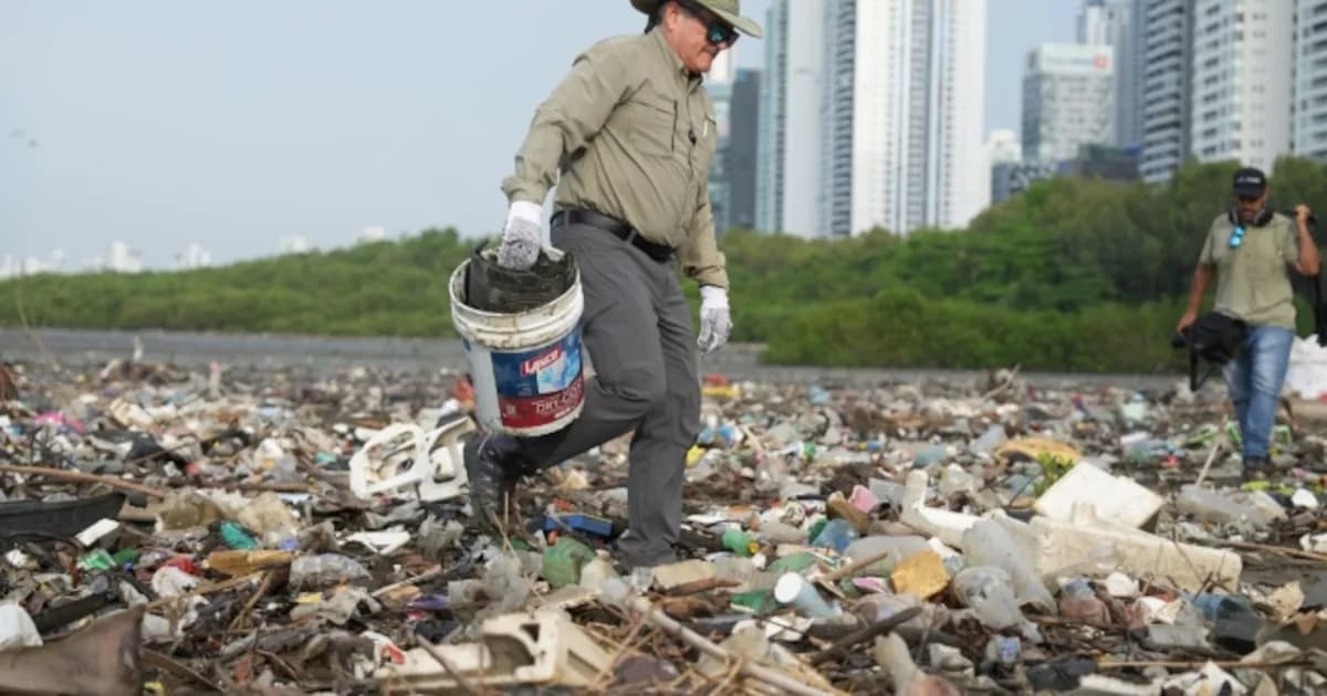 27 toneladas de basura afectan una playa en Panamá: un llamado a la acción ciudadana
