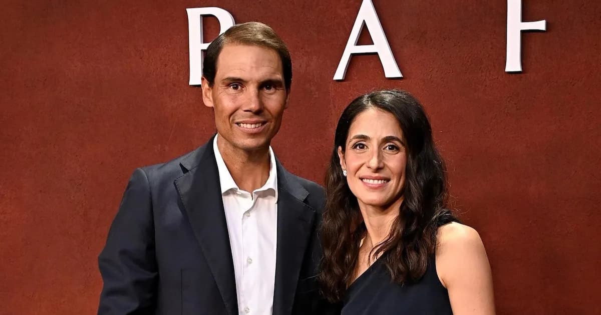 Rafa Nadal presenta su documental en Madrid, rodeado de familia y amigos