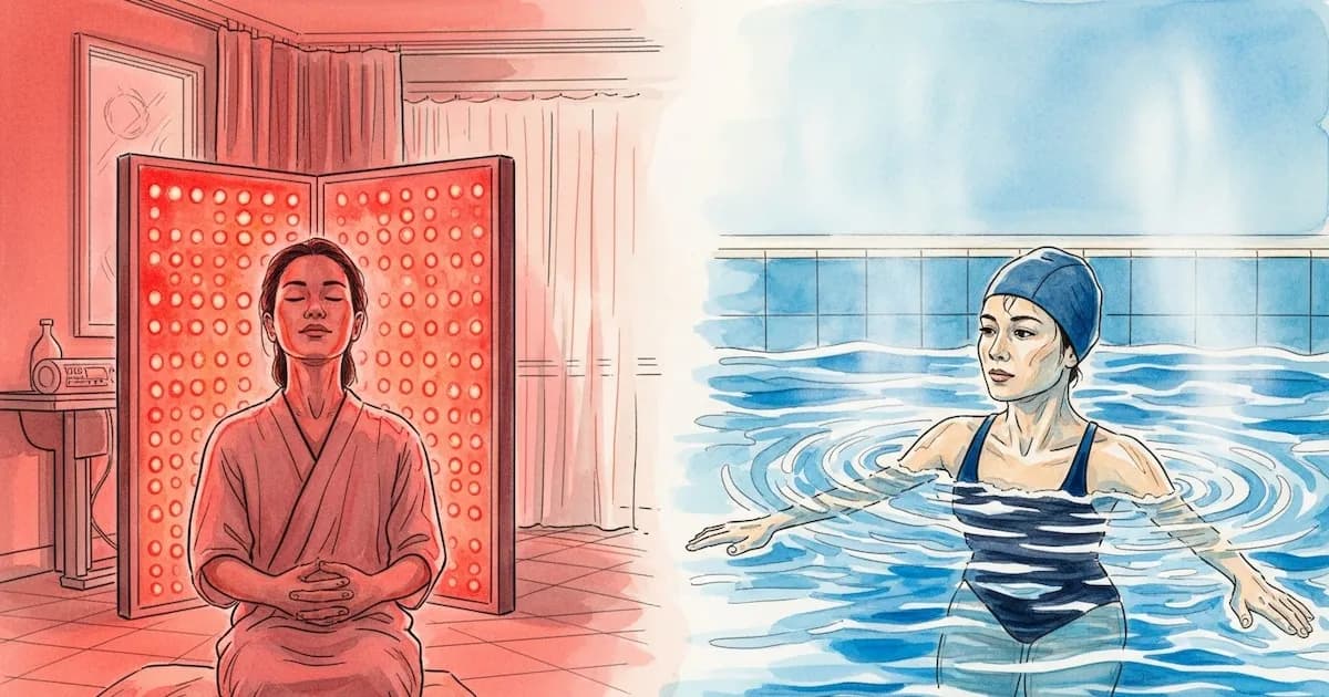 Terapias de luz roja y baños fríos: un análisis sobre su impacto en la salud