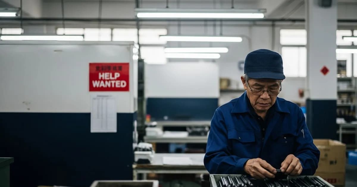 Taiwán enfrenta el desafío del envejecimiento: más de 500.000 trabajadores mayores de 65 años