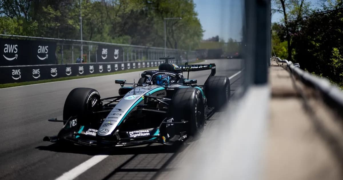 George Russell logra la 'pole' en la Sprint del Gran Premio de Canadá