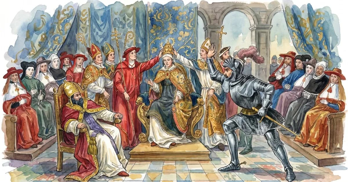 La renuncia de un papa y su impacto en la Iglesia medieval