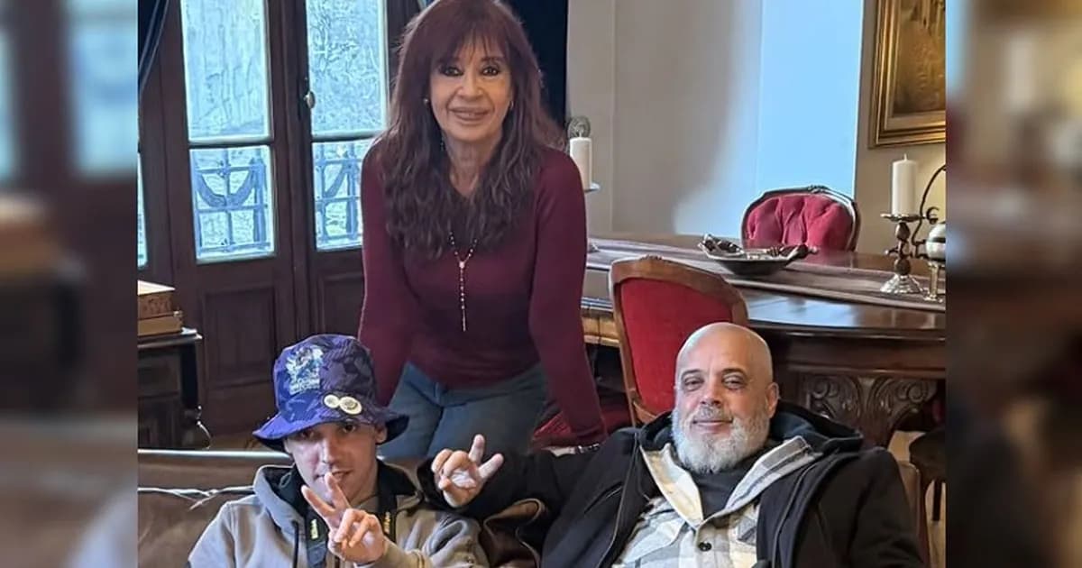 Cristina Kirchner se reunió con Pablo Grillo, herido en protesta de jubilados