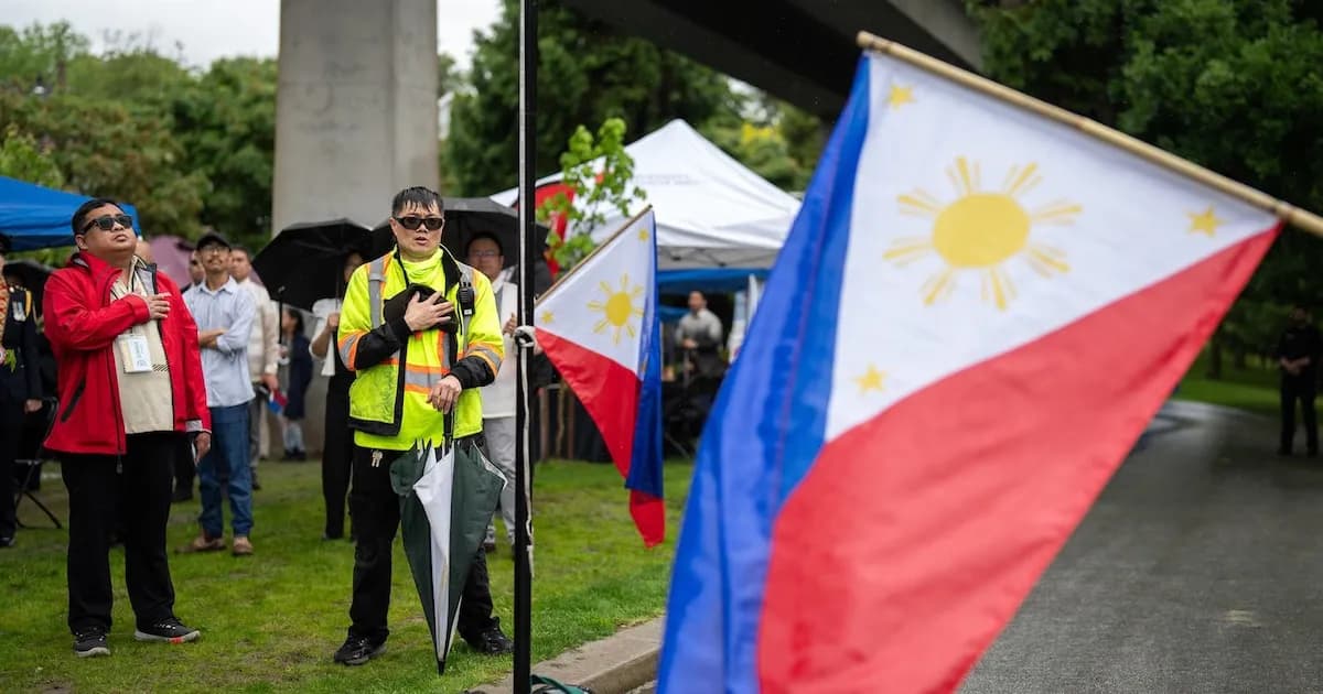 Rescatistas trabajan a contrarreloj tras el colapso de un edificio en Filipinas