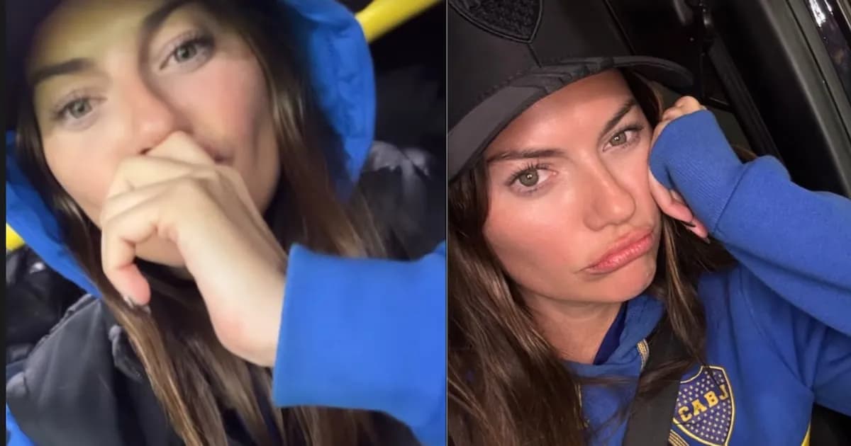 Sofía Jujuy defiende su alegría tras críticas por el empate de Boca Juniors