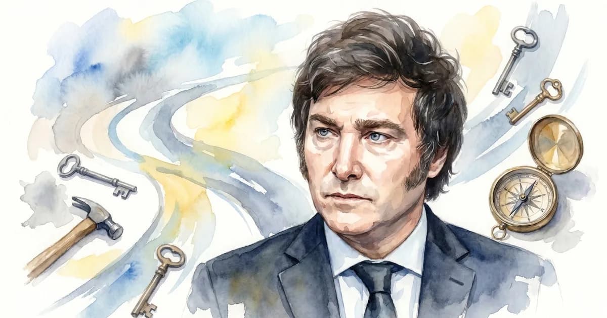 El dilema de Javier Milei: ¿Persistir o cambiar de rumbo ante la caída en la aprobación?