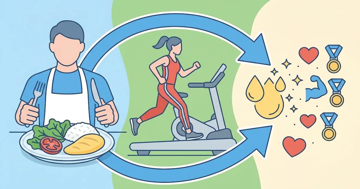 Dieta y ejercicio: la clave para combatir la grasa corporal en el sobrepeso