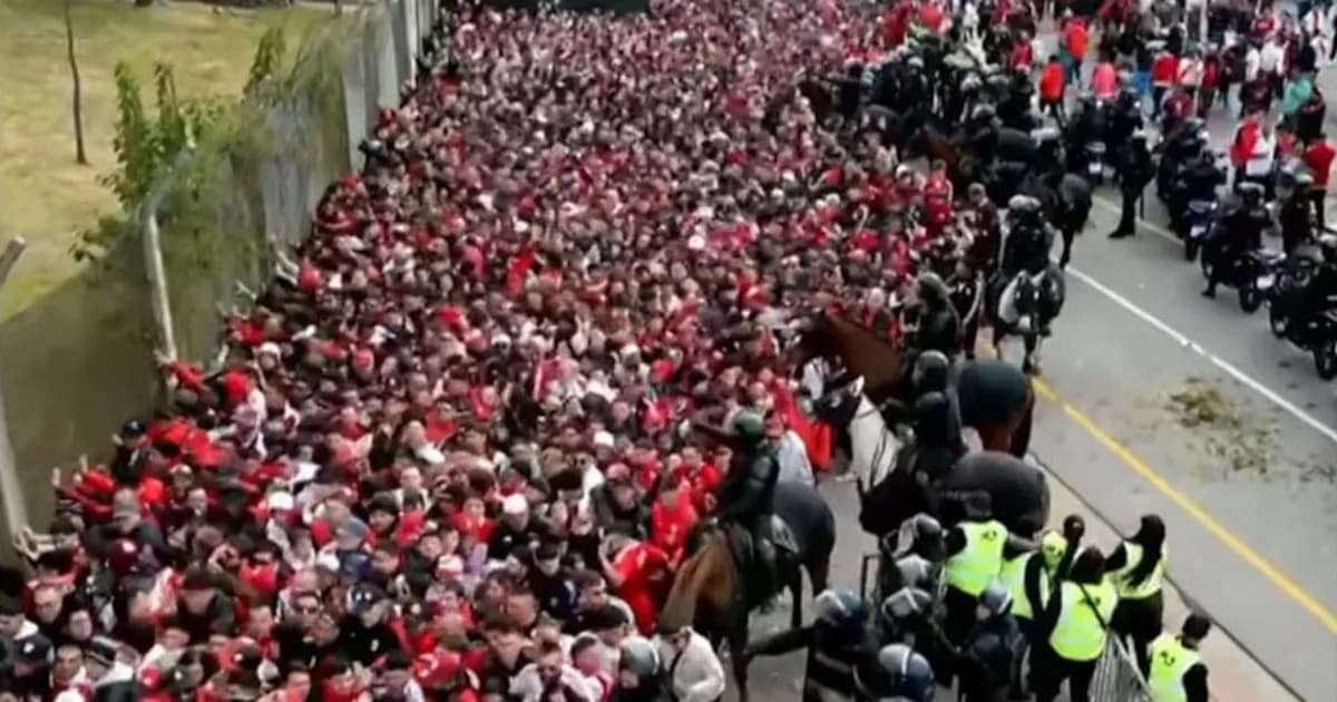 Violencia y caos en el acceso de hinchas de River en la final ante Belgrano