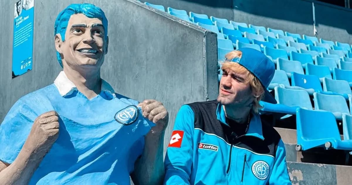 Ramiro Bueno celebra el histórico triunfo de Belgrano en el cumpleaños de Rodrigo