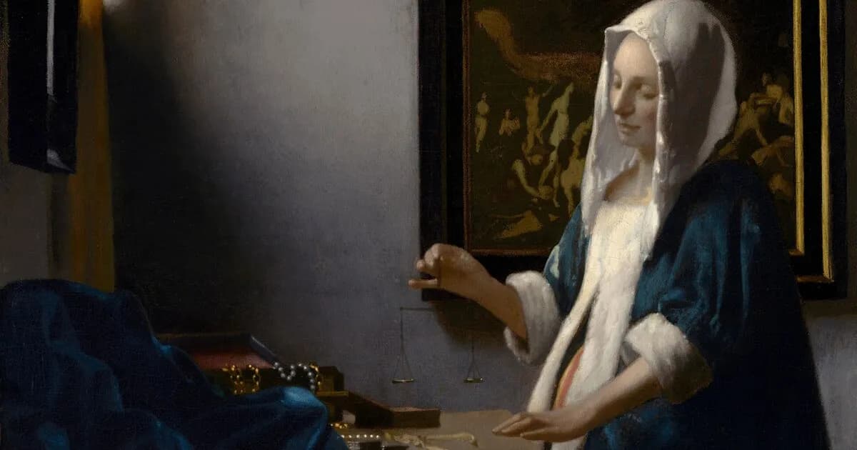 La obra maestra de Vermeer: ¿Qué mide la mujer con la balanza?
