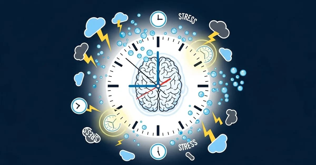 Cómo el estrés y el sueño interrumpido afectan la limpieza cerebral y la salud cognitiva