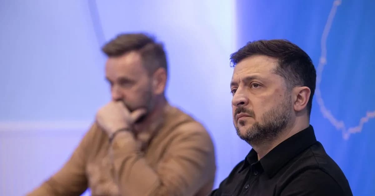 Zelenski lidera el homenaje póstumo a Andri Melnik en un acto simbólico para Ucrania