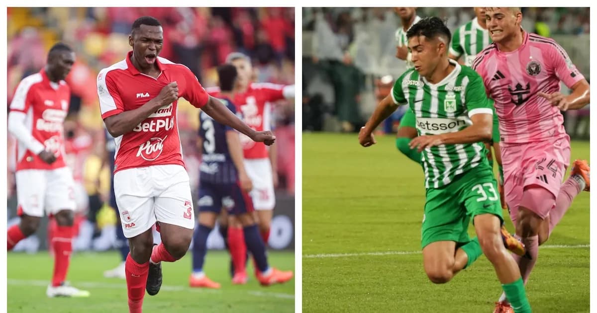 Santa Fe y Atlético Nacional: un duelo clave en El Campín por la Liga BetPlay