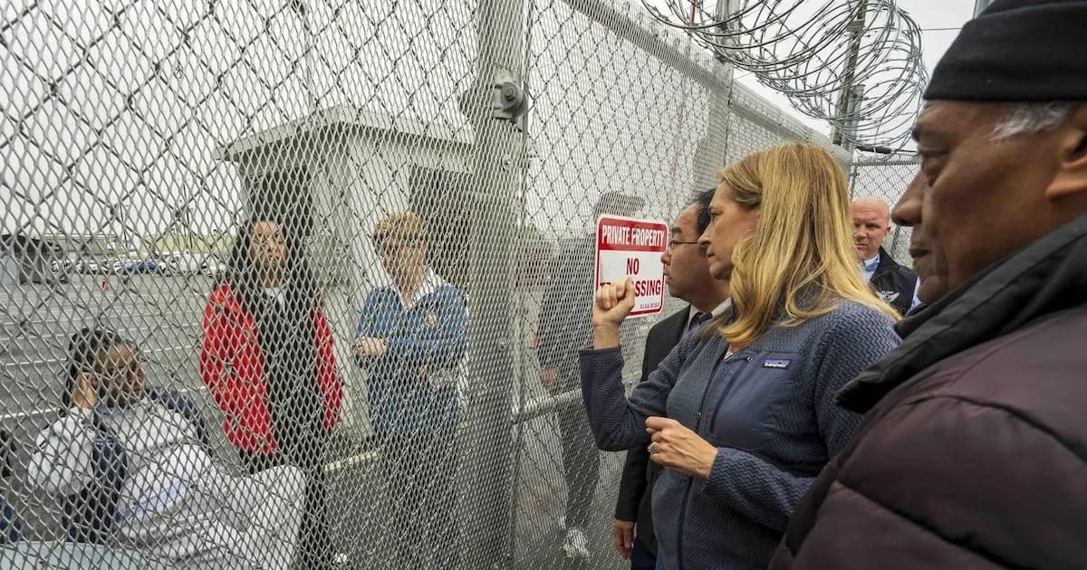 La gobernadora de New Jersey denuncia condiciones inhumanas en centro de detención de migrantes