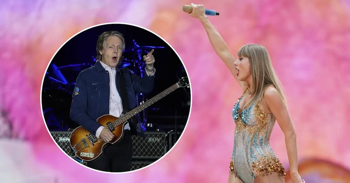 Paul McCartney compara la fama de Taylor Swift con la de los Beatles