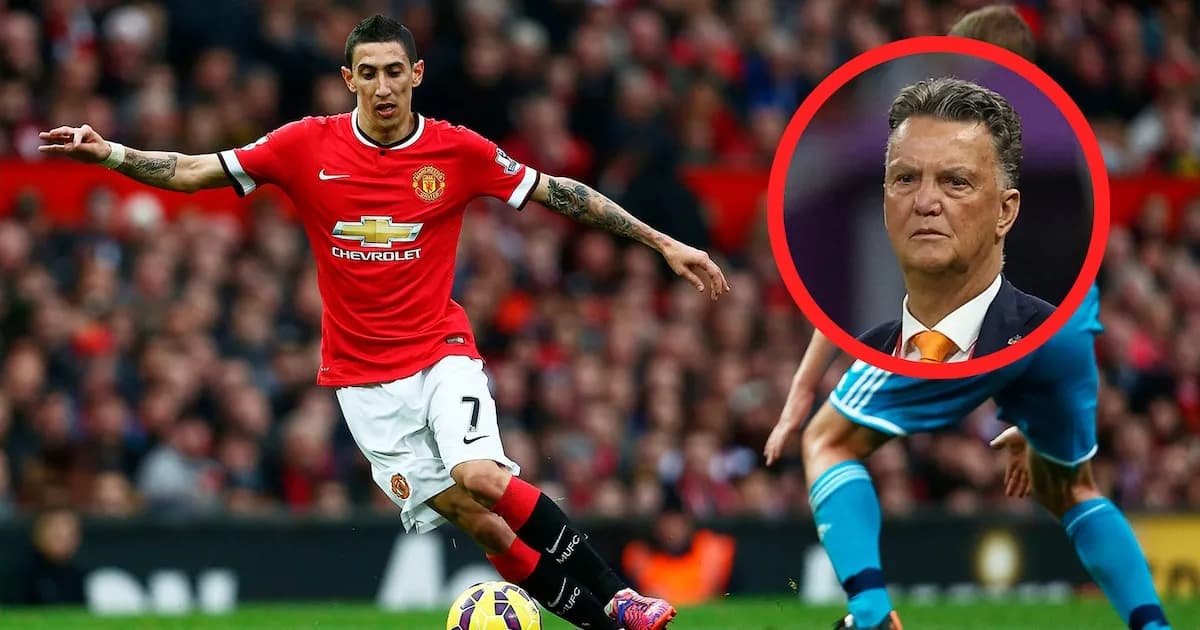 Di María revela su amarga experiencia en el Manchester United bajo Van Gaal